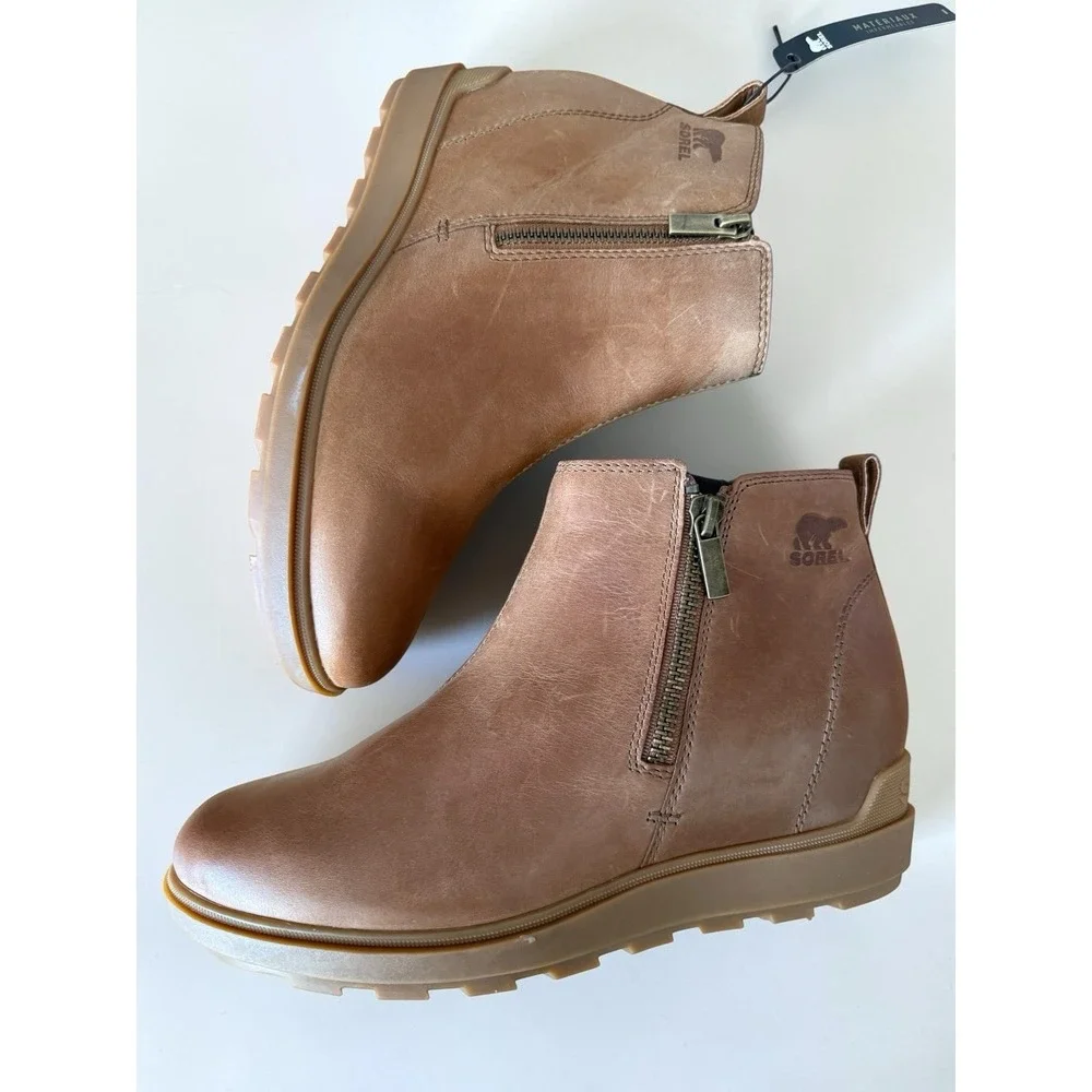 Sorel Evie™ II Zip Velvet Tan/Gum SIZE 6